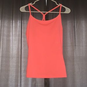 Hot pink work out tank top with built in bra!